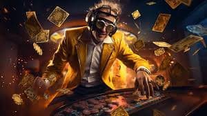 Antarmuka aplikasi detention menampilkan menu sportsbook dan live dealer